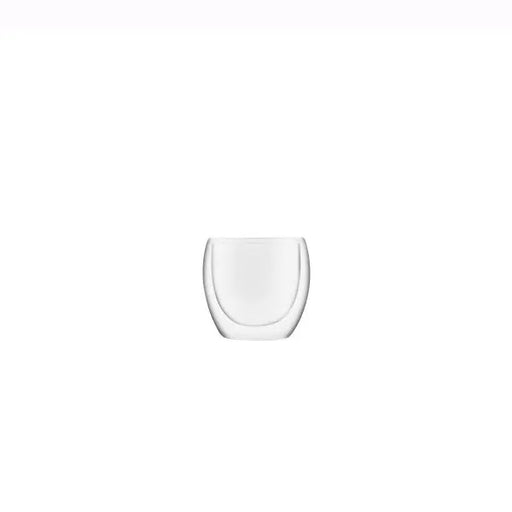 Brew Infusion Double Wall Glass 80ml 2pc Set  Double Wall Glasses