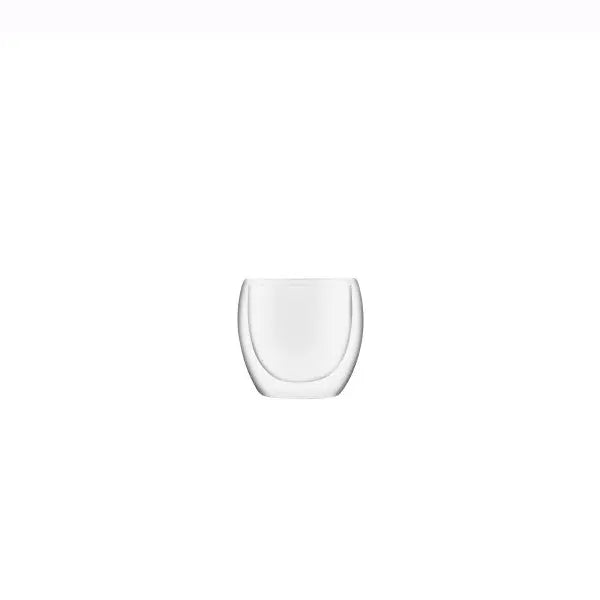 Brew Infusion Double Wall Glass 80ml 2pc Set  Double Wall Glasses