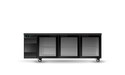 SKOPE BackBar CounterLine 3 Door Fridge - Black, LH, Remote - CL403-X10785 product image