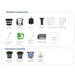 Kuvings CS800 Commercial Auto Cold Press Juicer - feature detail