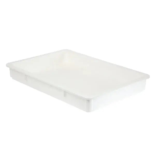 Cambro Pizza Dough Box - White - 460x660x76mm  Dough Boxes