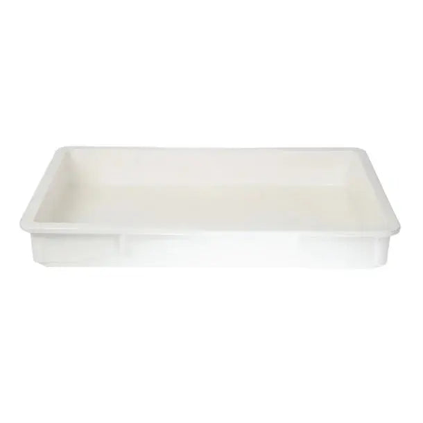 Cambro Pizza Dough Box - White - 460x660x76mm  Dough Boxes