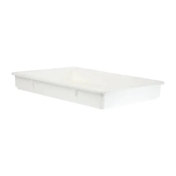 Cambro Pizza Dough Box - White - 460x660x76mm  Dough Boxes