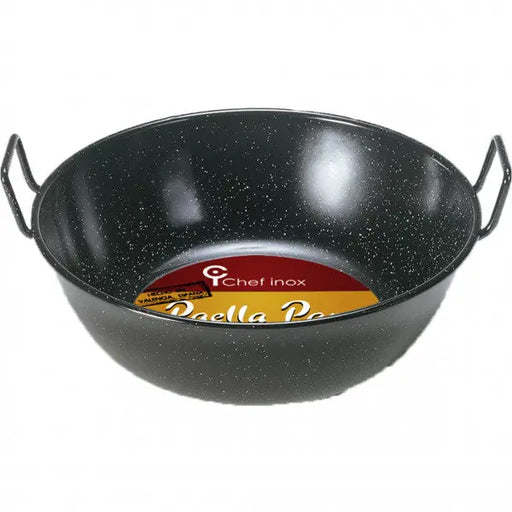 Chef Inox Paella Pan Enamel Deep 280x85mm  Enamel Cookware