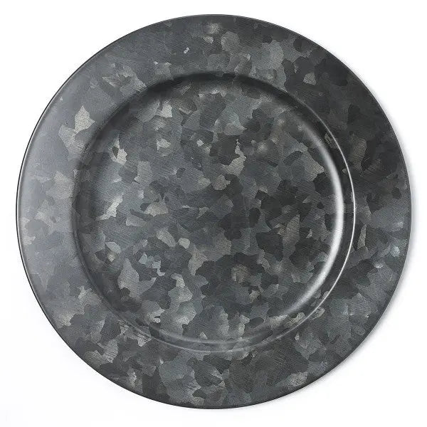 Chef Inox Utility Coney Black Plate Rim 280mm  Display Trays