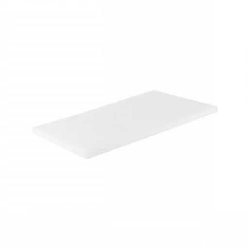 Chef Inox Utility Cutting Board Polypropylene 380X510X12 White  Chopping Boards - Plastic