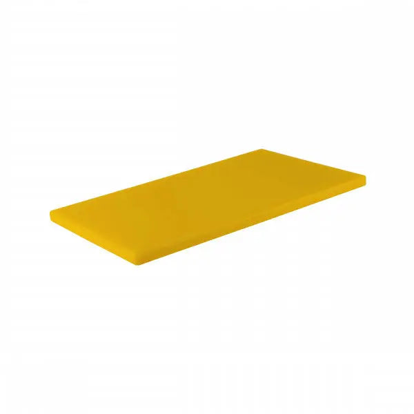 Chef Inox Utility Cutting Board Polypropylene 530X325X20 Yellow  Chopping Boards - Plastic