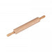 Chef Inox Wood Rolling Pin With Ball Bearings - 380x70mm  Rolling Pins