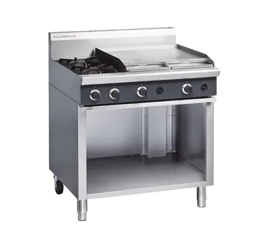 Cobra C9B - 900mm Two Burner / Griddle Gas Cooktop  Combination Cooktops