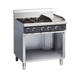 Cobra C9C - 900mm Four Burner / Griddle Gas Cooktop on Open Cabinet  Combination Cooktops