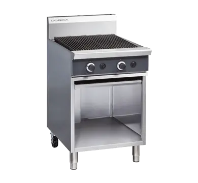 Cobra CB6 - 600mm Gas Char Grill Barbecue on Open Cabinet  Char Grills