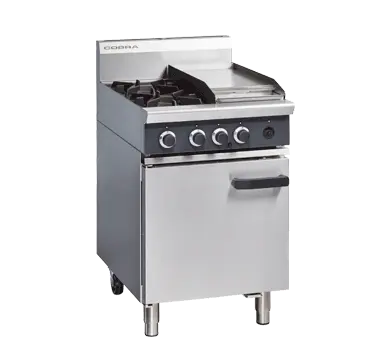 Cobra CR6C - 600mm Two Burner / Griddle Gas Range Static Oven  Ovens & Ranges