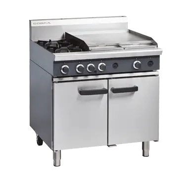 Cobra CR9B - 900mm Two Burner / Griddle Gas Range Static Oven  Ovens & Ranges
