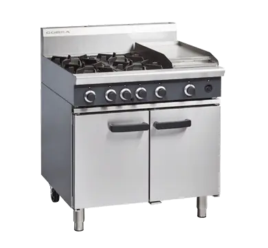 Cobra CR9C - 900mm Four Burner / Griddle Gas Range Static Oven  Ovens & Ranges