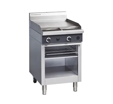 Cobra CT6 - 600mm Gas Griddle Toaster on Open Cabinet  Griddles