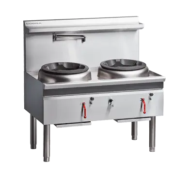 Cobra CW2H - 1200mm Gas Waterless Wok - 2 Burners  Stock Pot Boilers