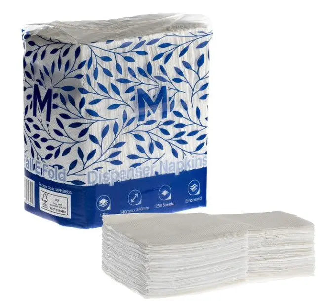 Compact Dispenser Napkin Fold - 1 Ply FSC®  Cocktail Napkins