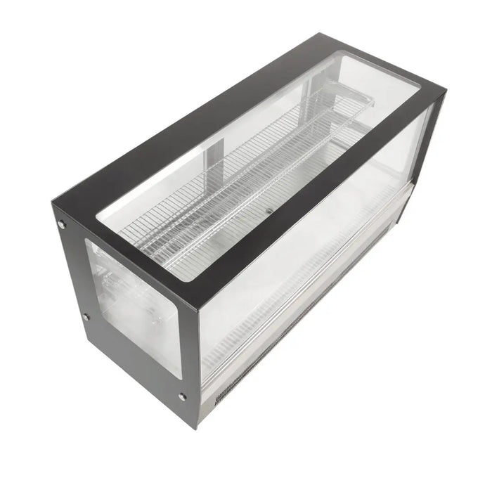 Countertop Square Glass Refrigerated Display – GN-1200RT  Countertop Refrigerated Display