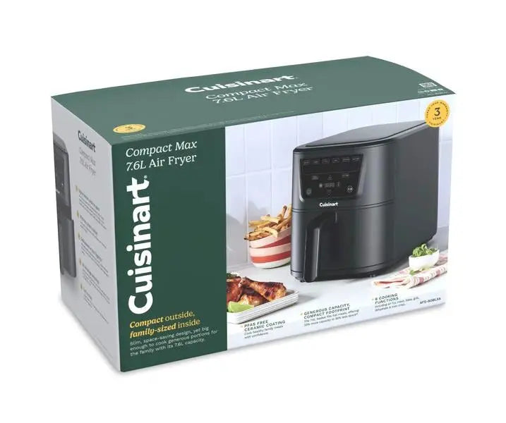Cuisinart Compact Max Air Fryer PFAS Free 7.6L (AFS-8OBLXA)