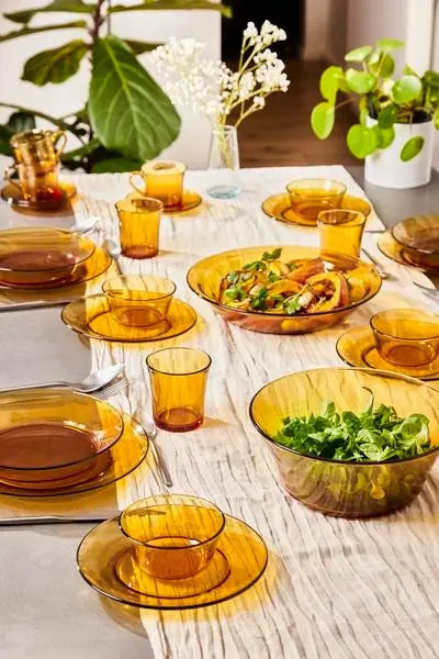 Duralex Lys Tumbler Amber 210ml - Set 6