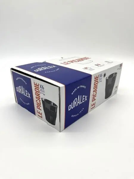 Duralex Picardie Black Tumbler 250ml - Set 6