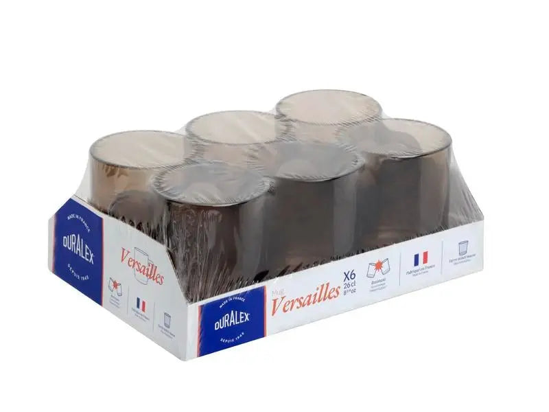 Duralex Versailles Sepia Mug 260ml - Set 6