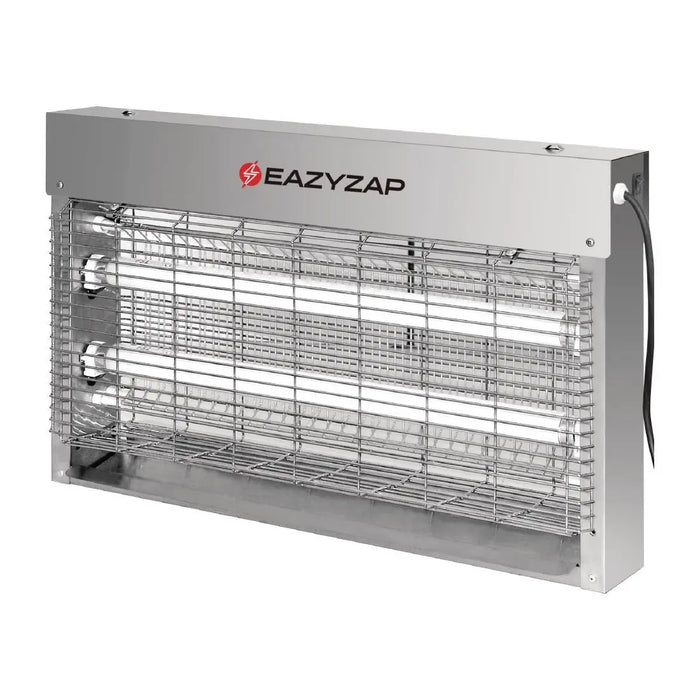 EazyZap Brushed Stainless Steel Bug Zapper 19W  Fly Killers & Pest Control