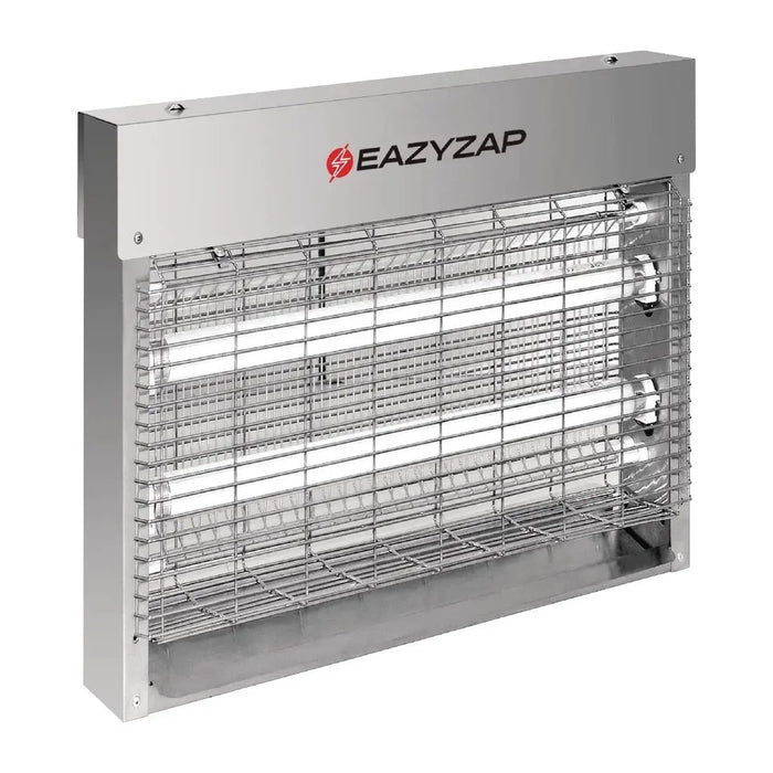 EazyZap Brushed Stainless Steel Bug Zapper – 14W  Fly Killers & Pest Control