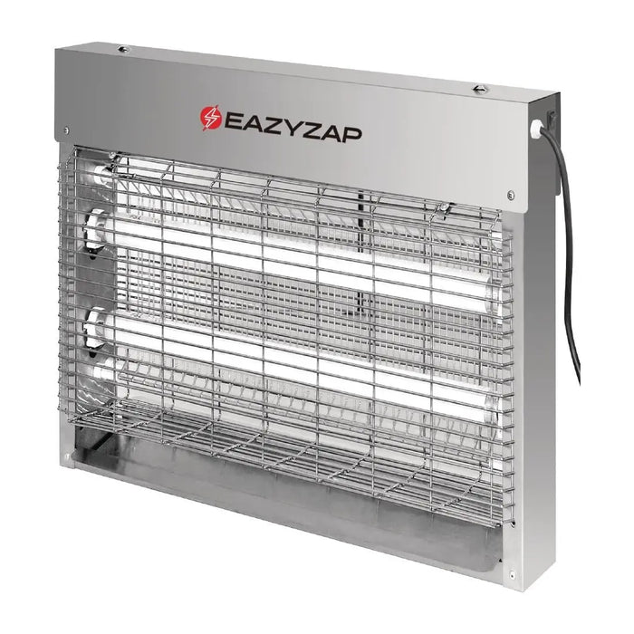 EazyZap Brushed Stainless Steel Bug Zapper – 14W  Fly Killers & Pest Control