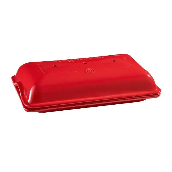 Emile Henry Baguette Bread Baker - Burgundy