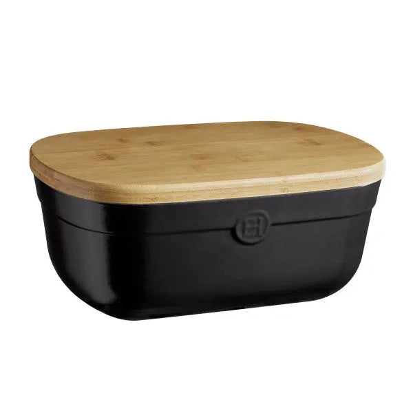 Emile Henry Bread Box - Truffle  Bread Bins