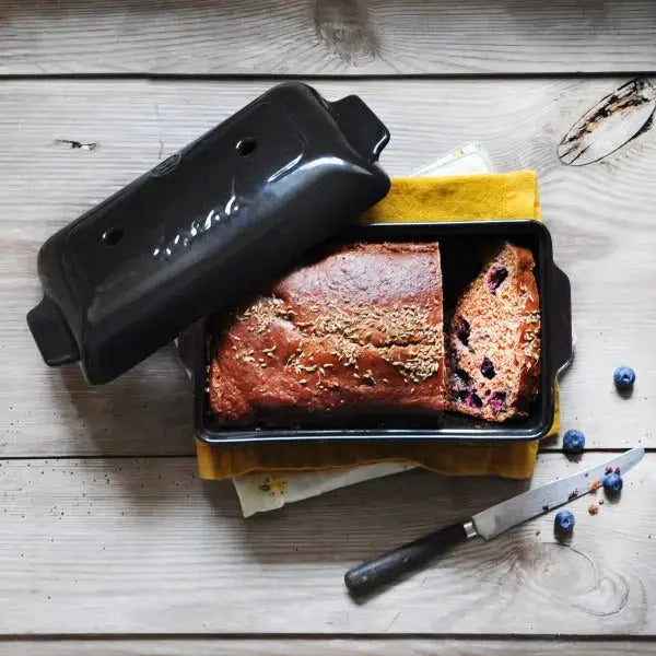 Emile Henry Bread Loaf Baker - Charcoal  Bread Bakers