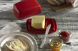 Emile Henry Butter Dish - Burgundy  Sauce & Butter Dishes