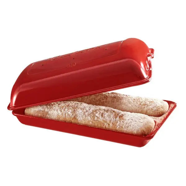 Emile Henry Ciabatta Bread Baker - Burgundy