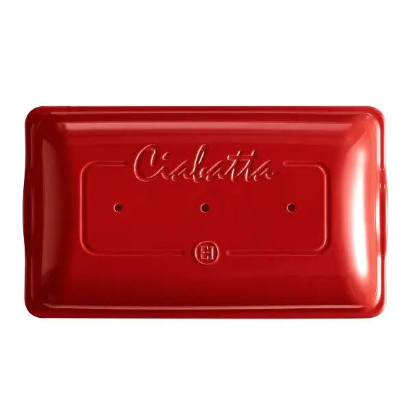 Emile Henry Ciabatta Bread Baker - Burgundy