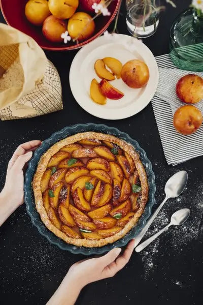 Emile Henry Deep Flan Dish 24 cm - Flour