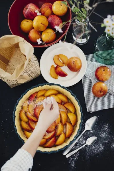 Emile Henry Deep Flan Dish 24 cm - Flour