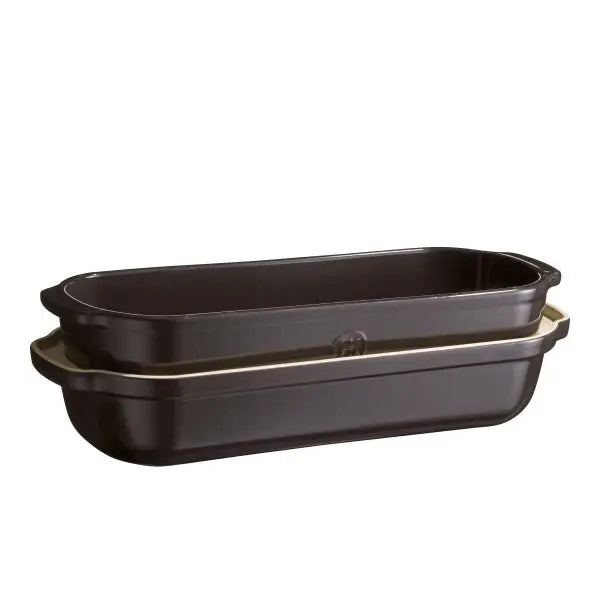 Emile Henry Large Bread Loaf Baker - Charcoal