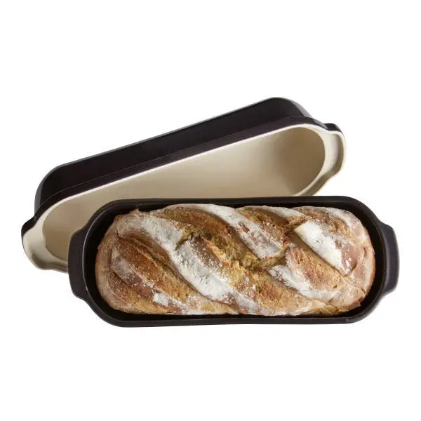 Emile Henry Large Bread Loaf Baker - Charcoal
