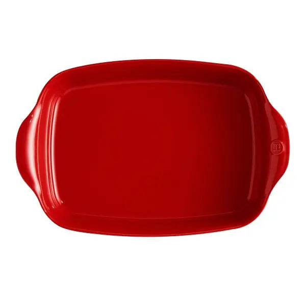 Emile Henry Large Rectangular Oven Dish - Burgundy