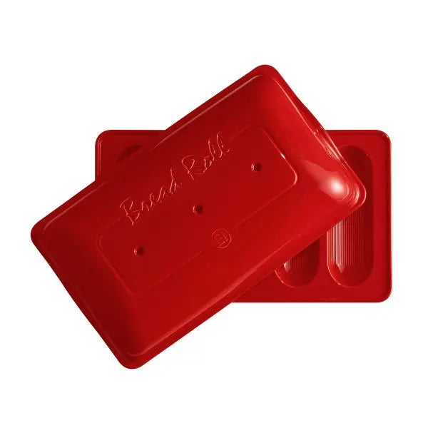 Emile Henry Mini-Baguettes Bread Baker - Burgundy
