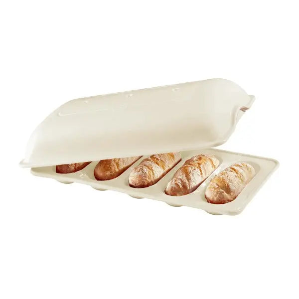Emile Henry Mini-Baguettes Bread Baker - Linen