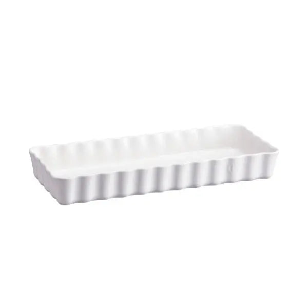 Emile Henry Slim Rectangular Tart Dish - Flour