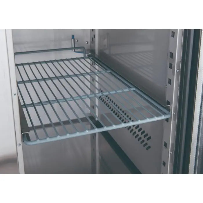 Four Glass Door Bench Fridge Fed-X XUB7C22G4V