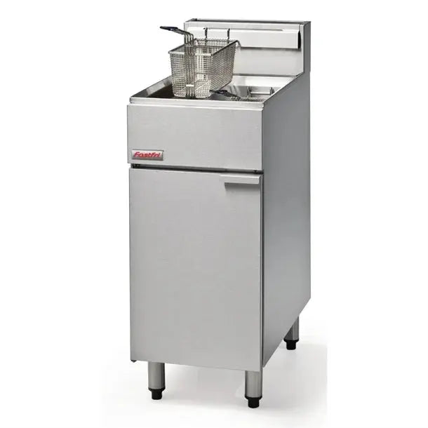 FastFri Freestanding Double Basket Gas Deep Fryer 18L  Deep Fryers