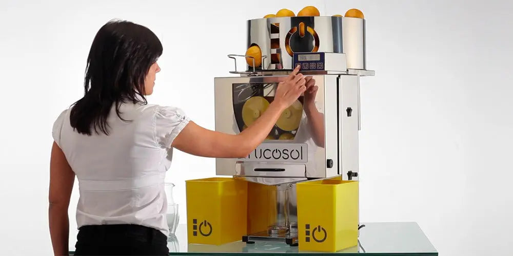 Frucosol F50AC Automatic-Feed Orange Juicer with Digital Counter  Juicers