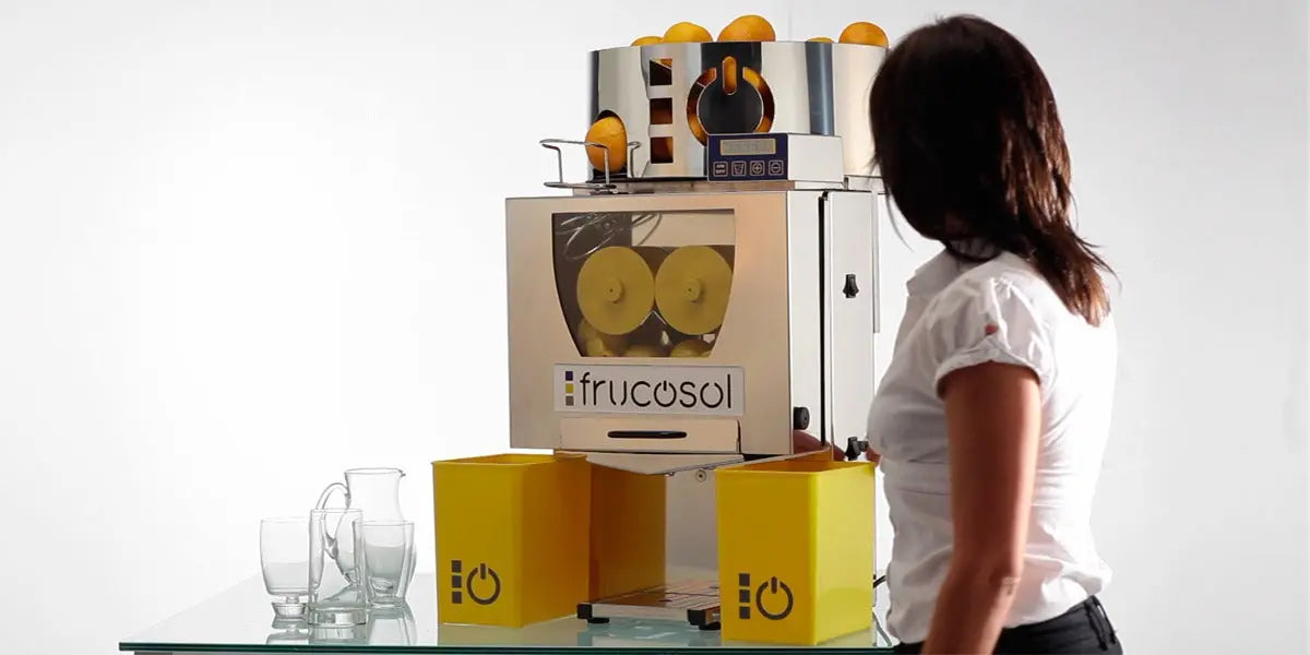 Frucosol F50AC Automatic-Feed Orange Juicer with Digital Counter  Juicers