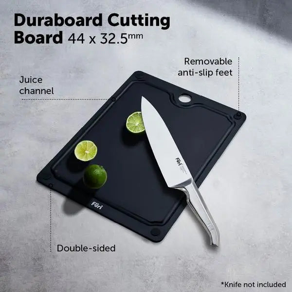 Furi Duraboard Black Chopping Board 44 x 32.5cm 