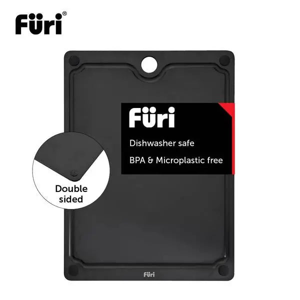 Furi Duraboard Black Chopping Board 44 x 32.5cm 