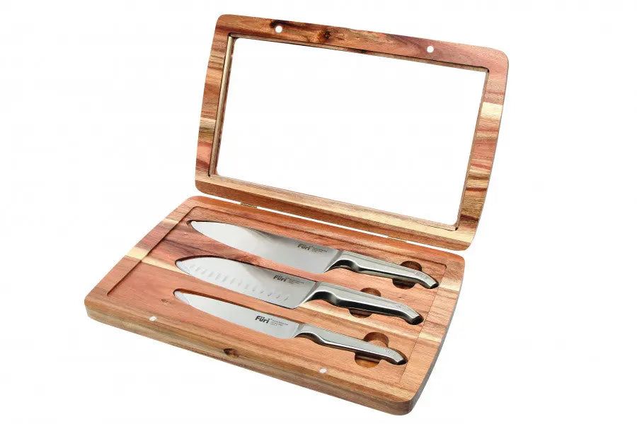 Furi Pro Acacia Set 3 Piece  Knife Sets